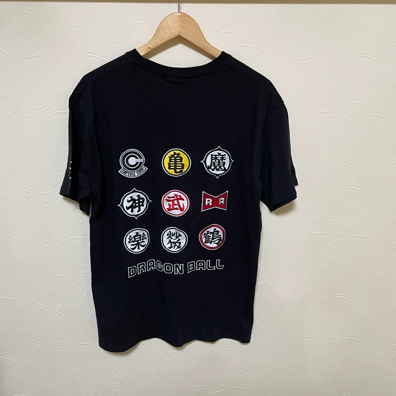Dragon Ball T-Shirt XL Black Embroidered Logo Shimamura 2026 limited JAPAN NEW