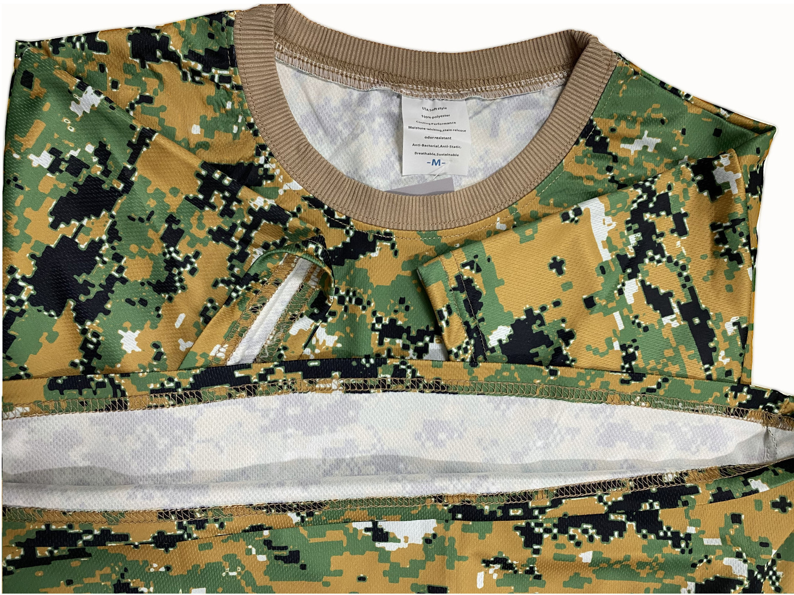 short Sleeve T-shirt Camouflage Tee camo Tactical Camouflage plain T shirt