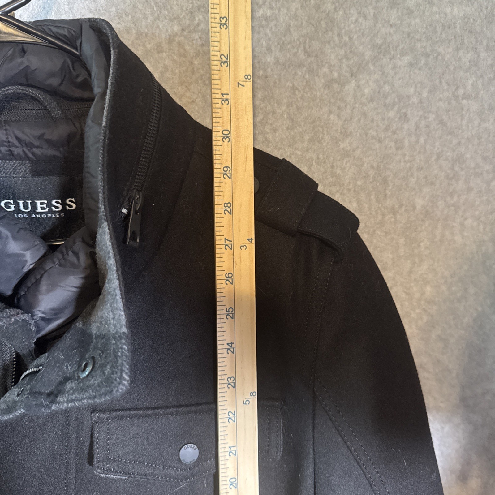GUESS Black Jacket Size L. Dry Clean Only