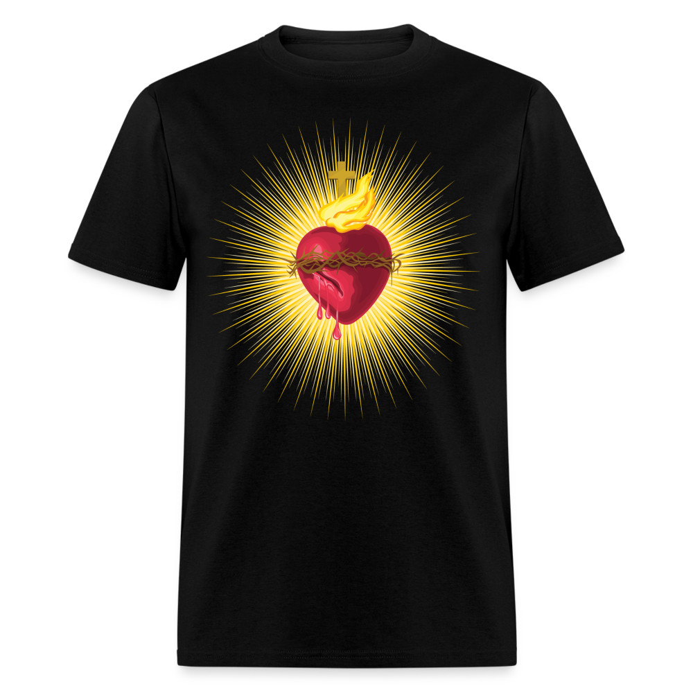 The Sacred Heart of Jesus Christ Shirt Religious Catholic T-shirt Size S-6XL