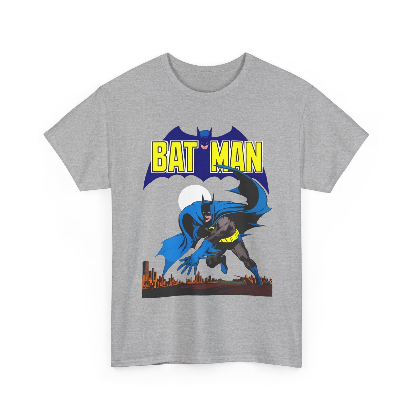 Batman Treasury Edition T-Shirt – Neal Adams Art, C-25 – Gotham City – DC Comics