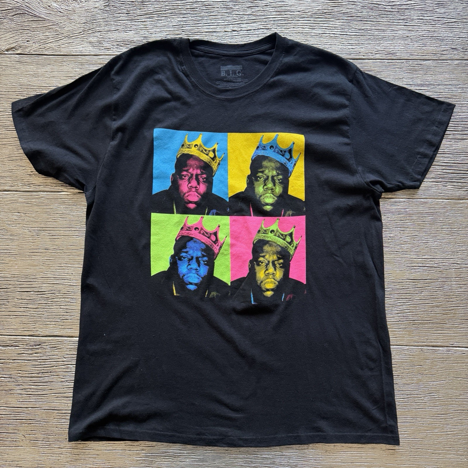 The Notorious B.I.G T-Shirt Size XL Andy Warhol Biggie Graphic Hip Hop New W/tag
