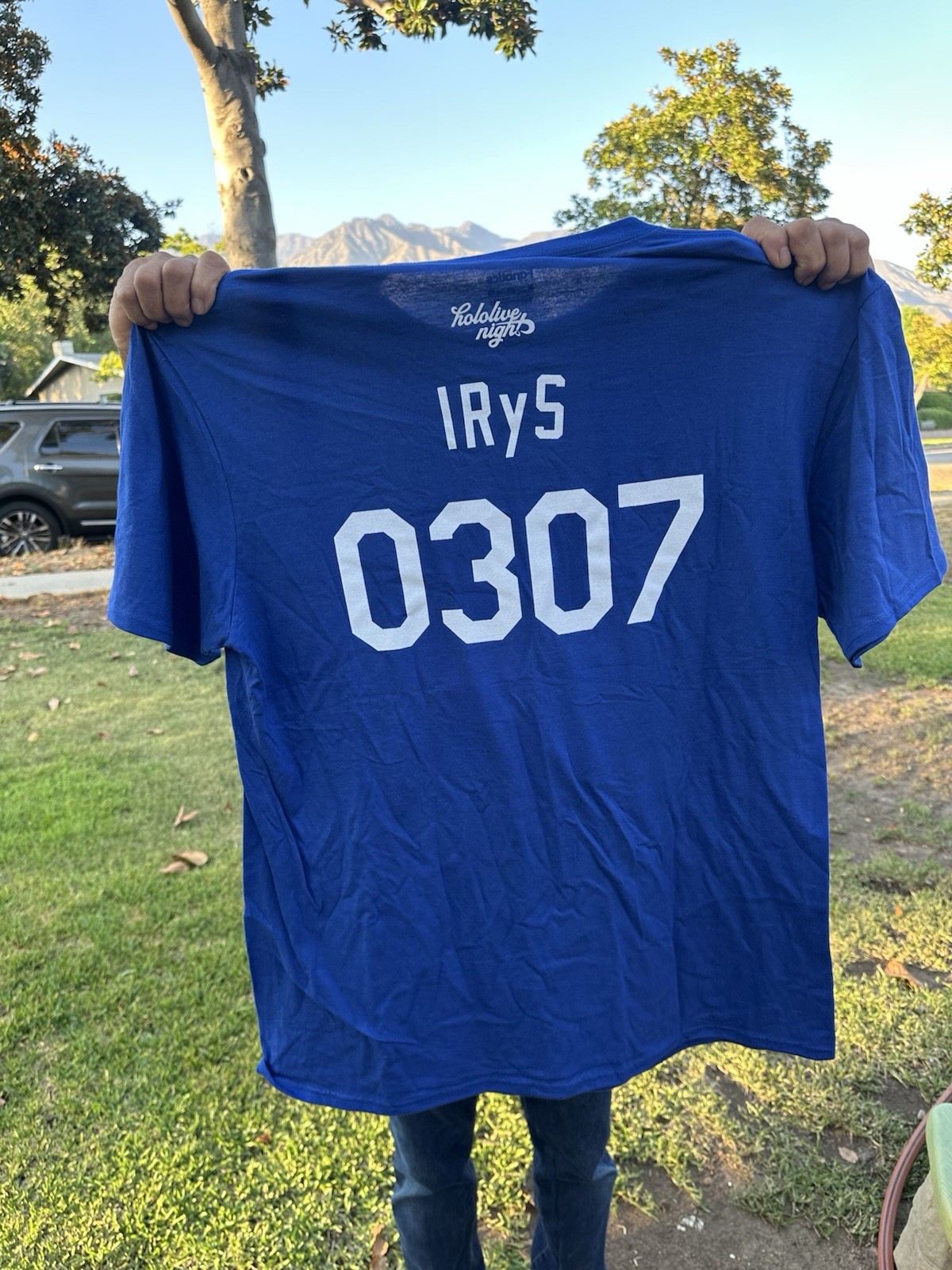2025 Official Dodgers x Hololive T-Shirt IRyS Size XL
