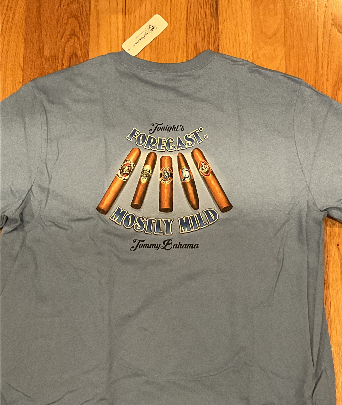 Tommy Bahama “Tonight’s Forecast Mostly Mild” T-Shirt Men’s Size: Small (S) NWT