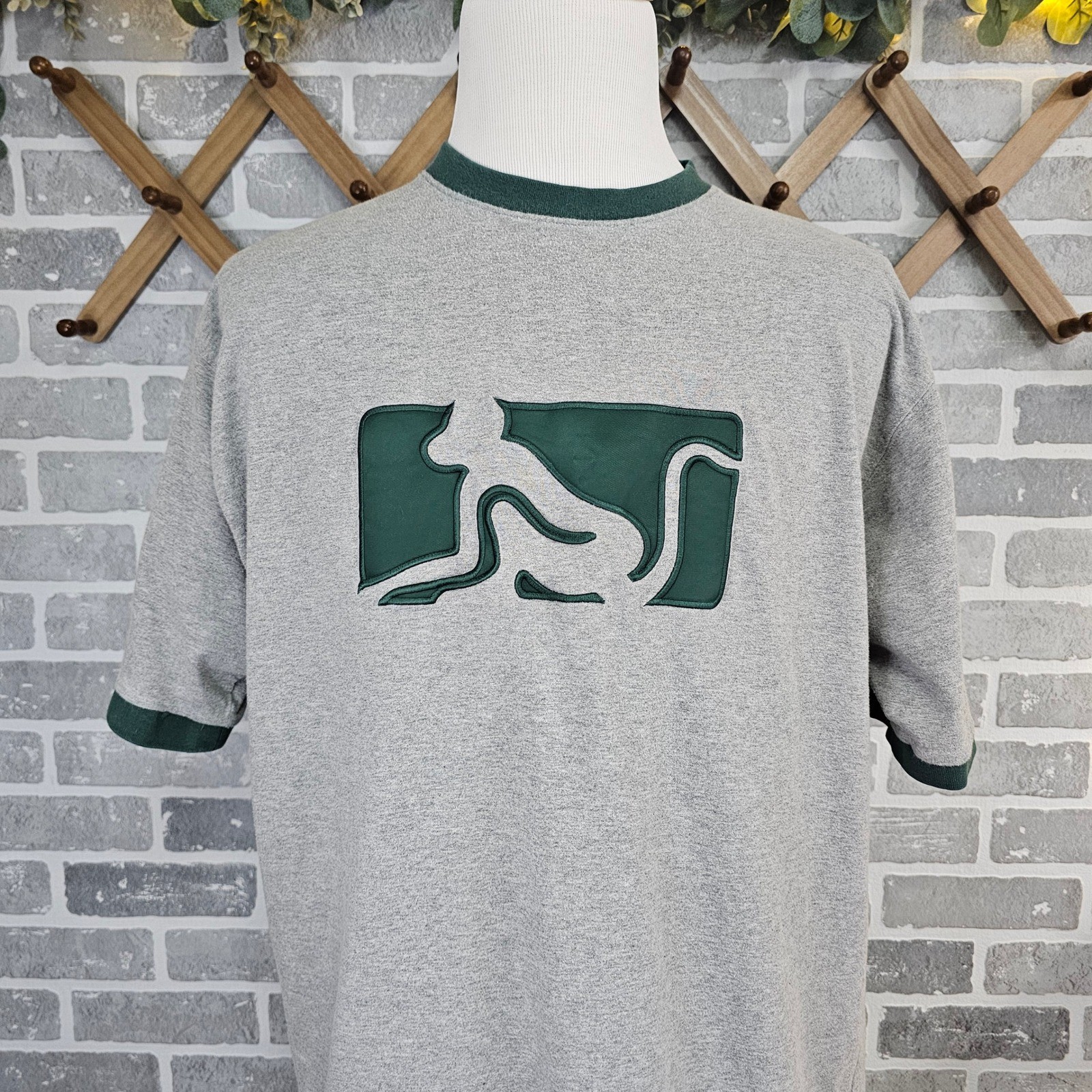 Y2K Drunknmunky Kangaroo Logo Ringer Tee Skater Streetwear Skater Men’s 2XL