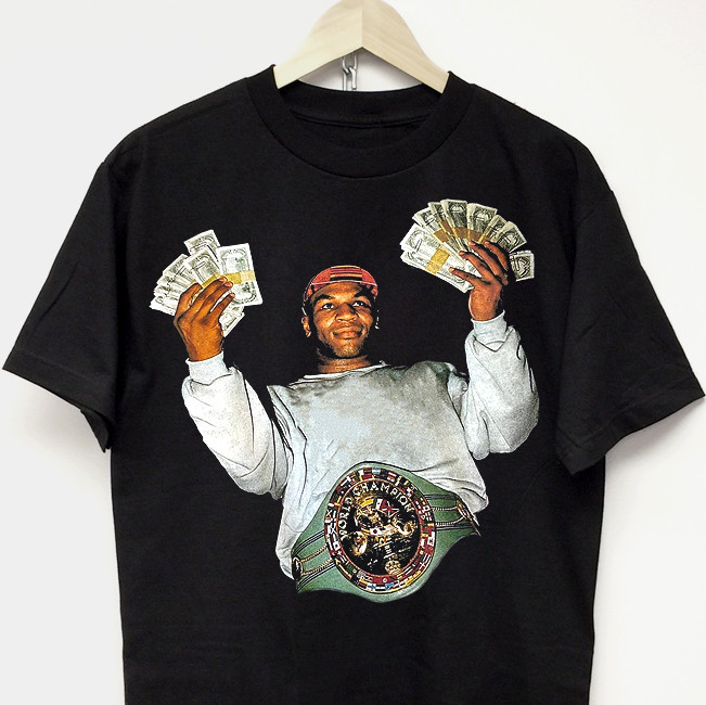 Iron Mike Tyson Rap Tee vintage 80s 90s hip hop streetwear black graphic t-shirt