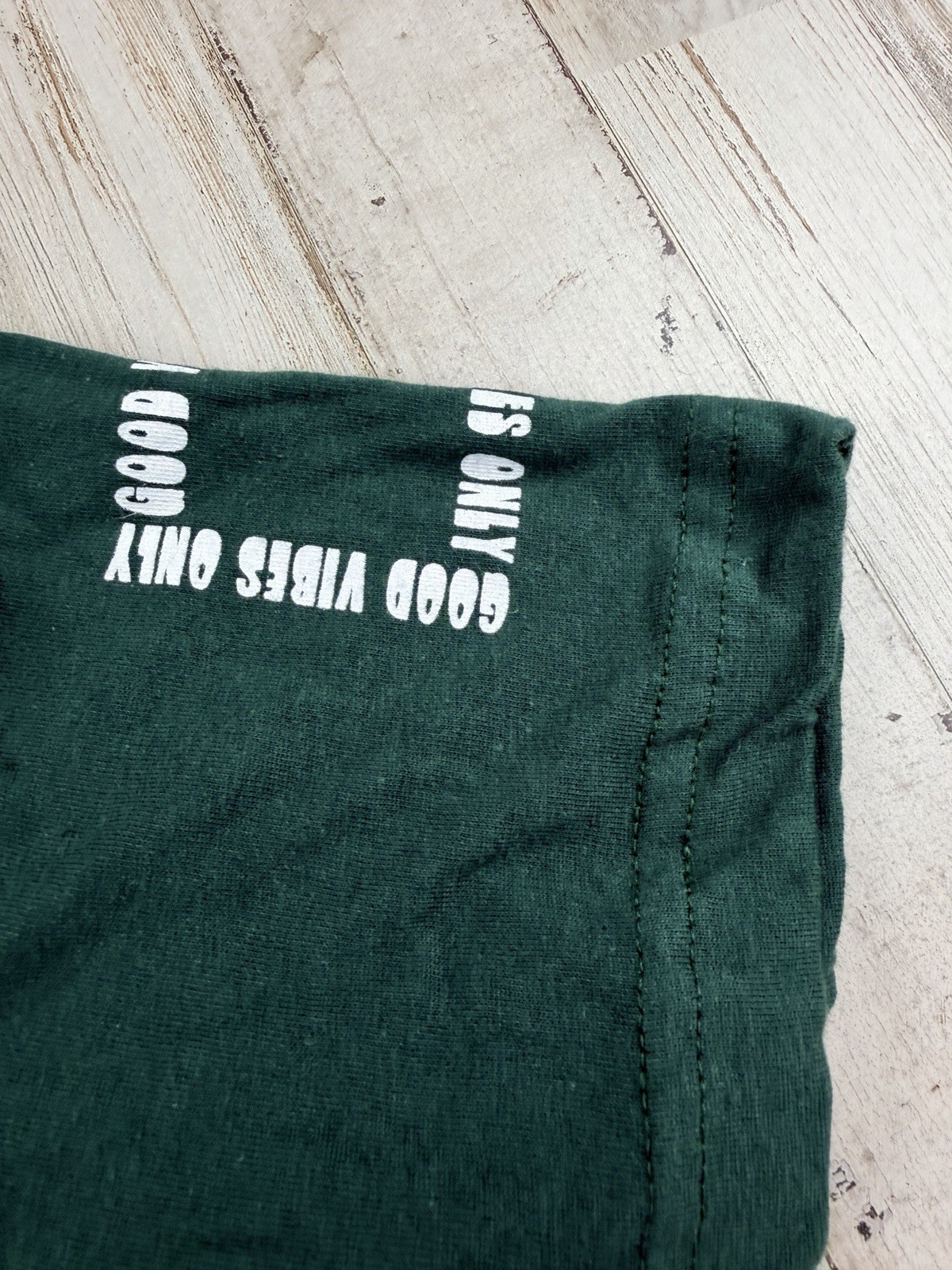 Eighty Eight Brand T-Shirt Men’s Size Small Dark Green No Time Like The Present