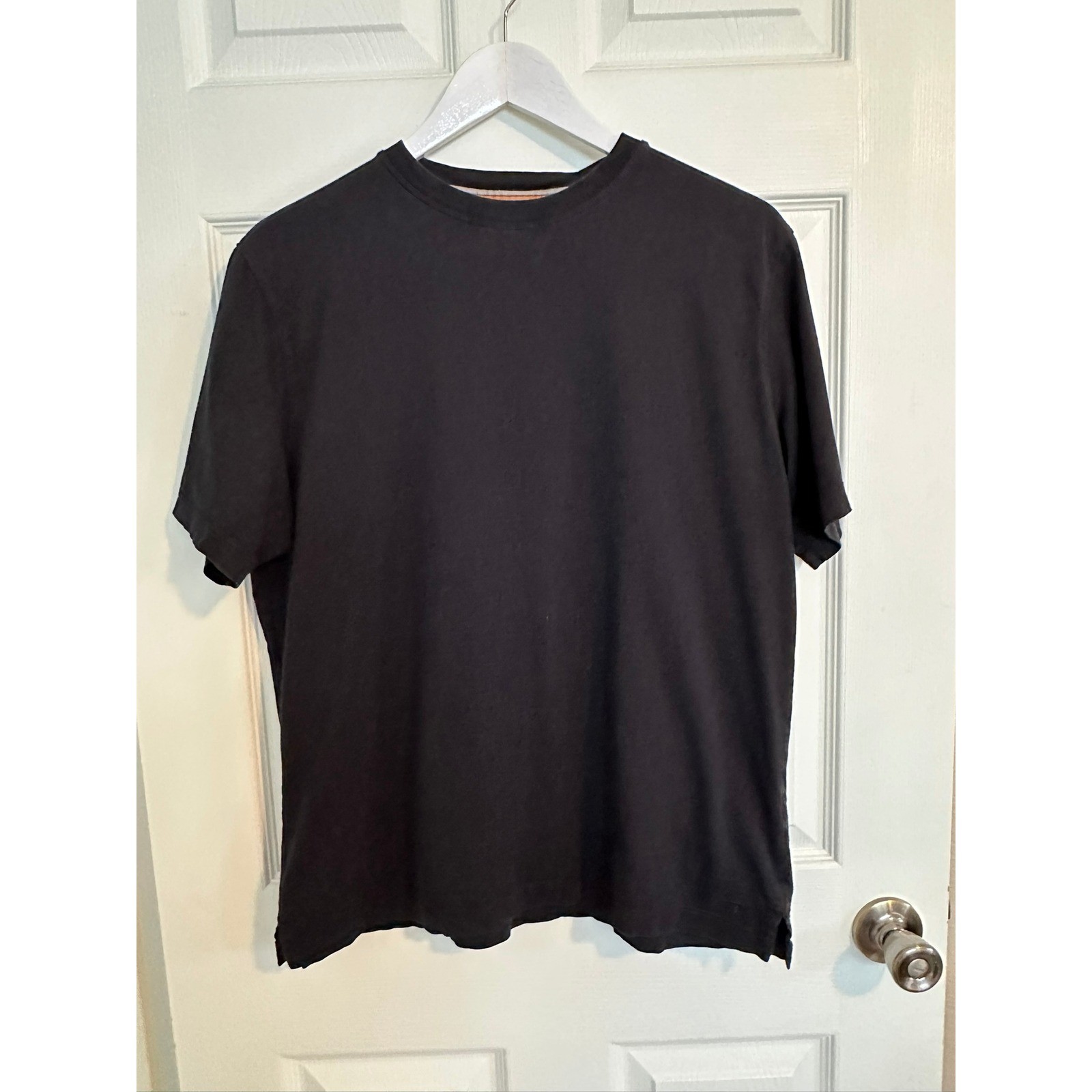 Left Coast Tee – 100% Pima Cotton – Black Crew Neck Short Sleeve T Shirt