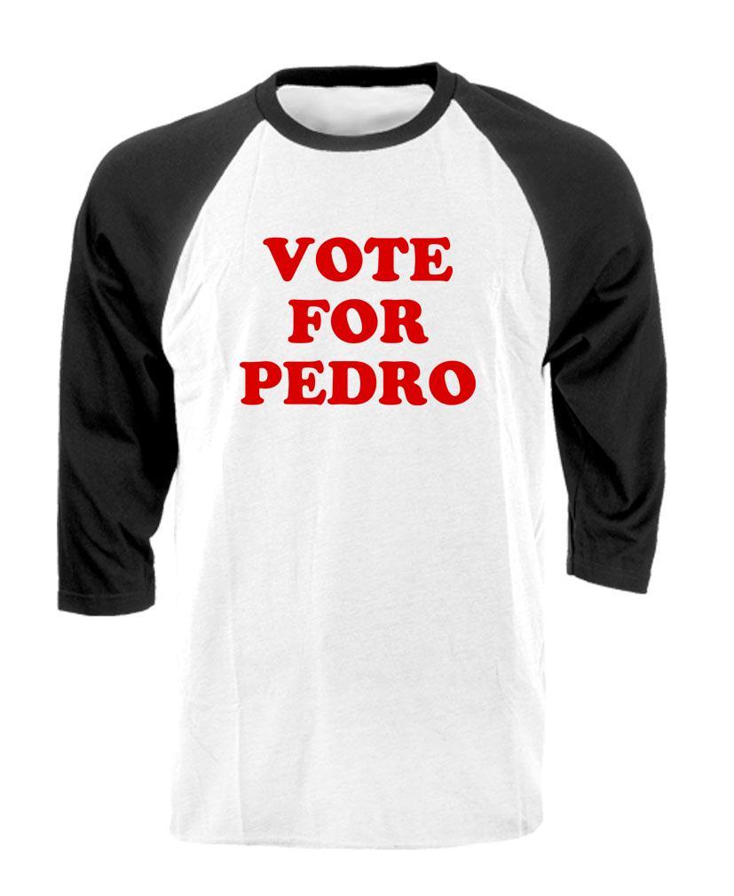 VOTE FOR PEDRO dynamite funny election – Retro Style Raglan T-Shirt
