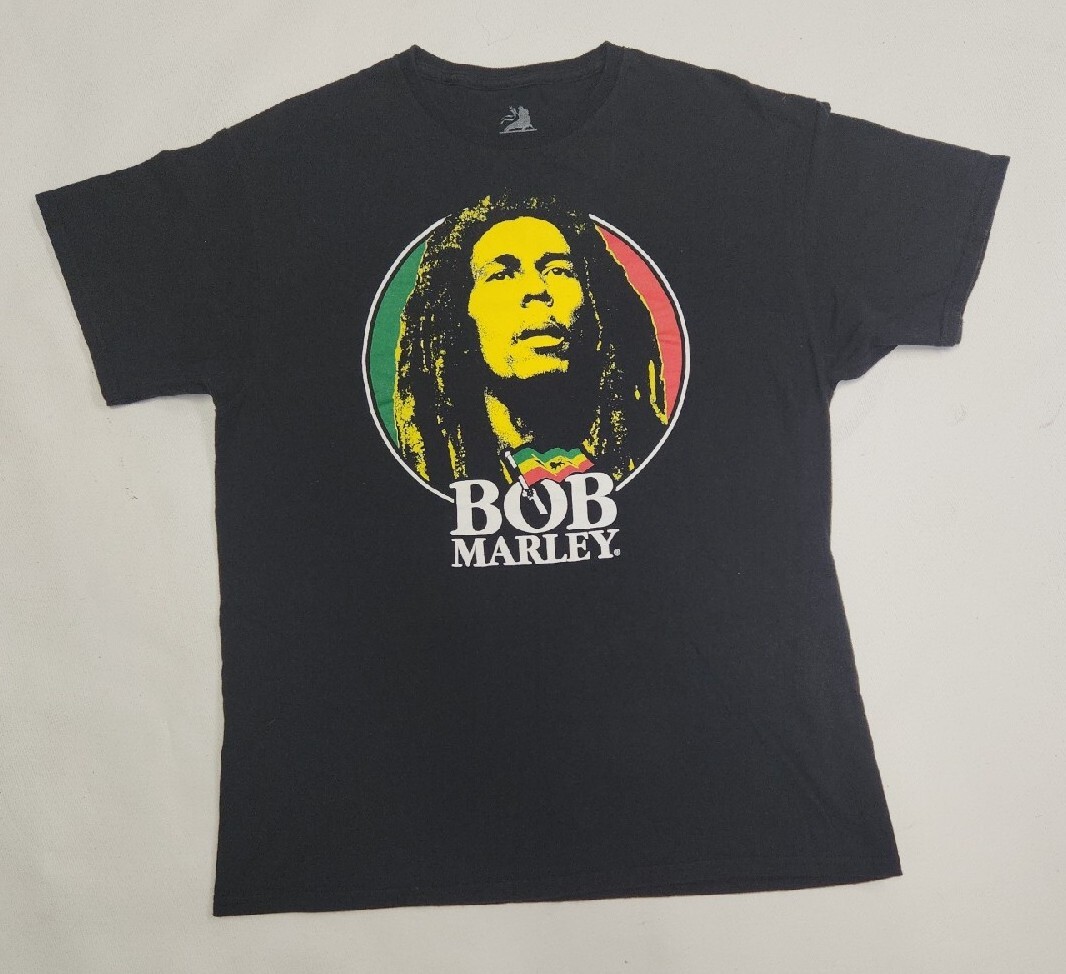 Bob Marley Reggae Zion Rootswear Black T Shirt Men’s Size L Large