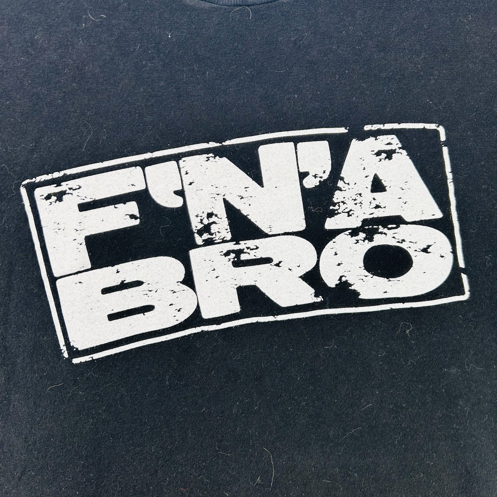 Farmageddon Record Label Graphic Black T-Shirt XL F‘N’A BRO