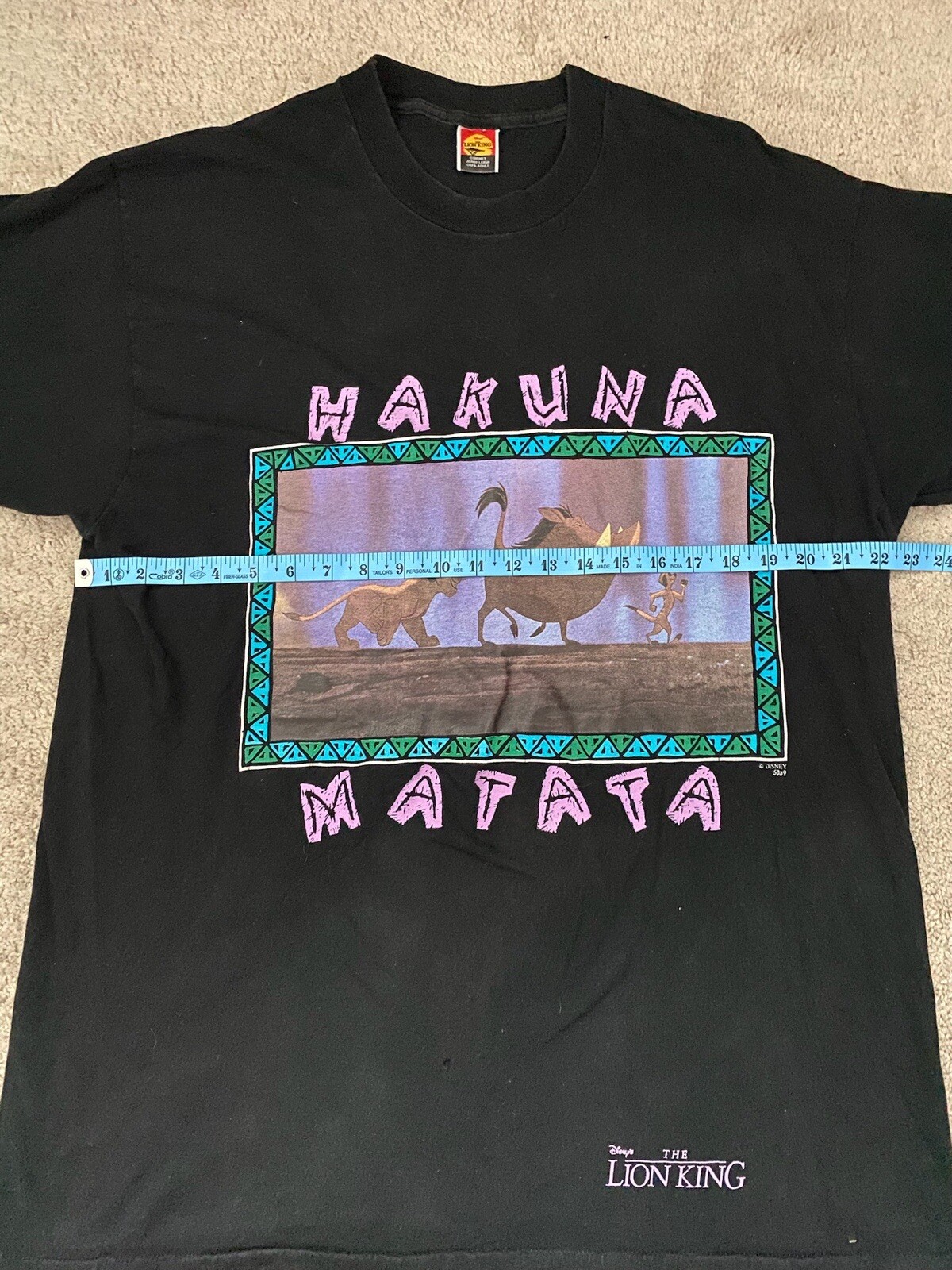 Vintage The Lion King Hakuna Matata Shirt Single Stitch Disney Simba Y2k 90s
