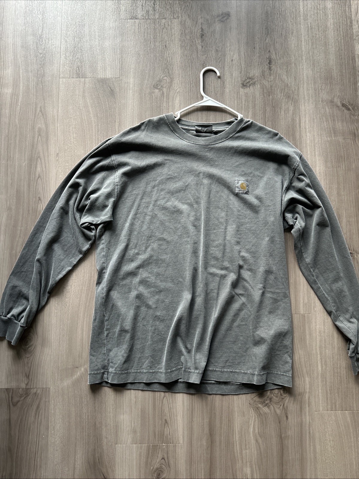 Carhartt Work In Progress Washed Grey Long Sleeve