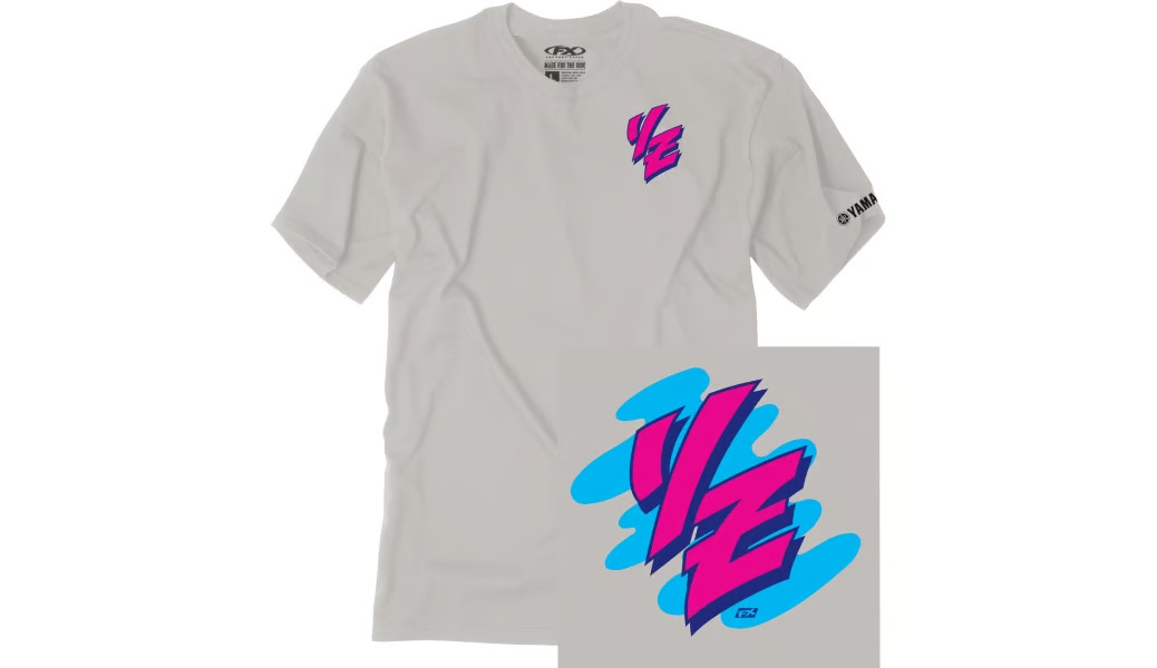 Factory Effex Yamaha Retro YZ T-Shirts Motorcycle Street Bike Dirt Bike