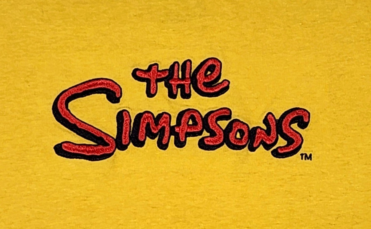 The Simpsons 20th Television Embroidered Logo Men’s Graphic T-Shirt – M (38-40)