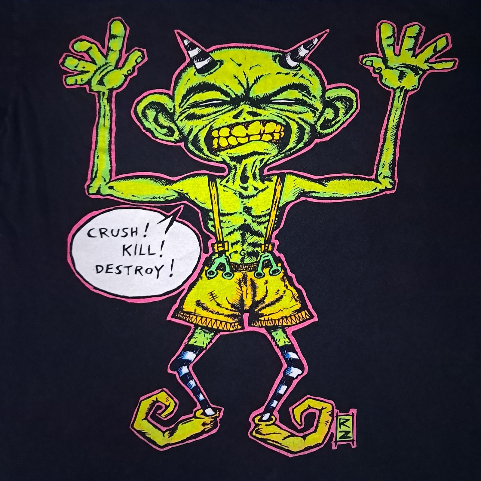 Vintage White Zombie Freakazoid Super Pig Spock Variation 90s Band Tee XL Shirt