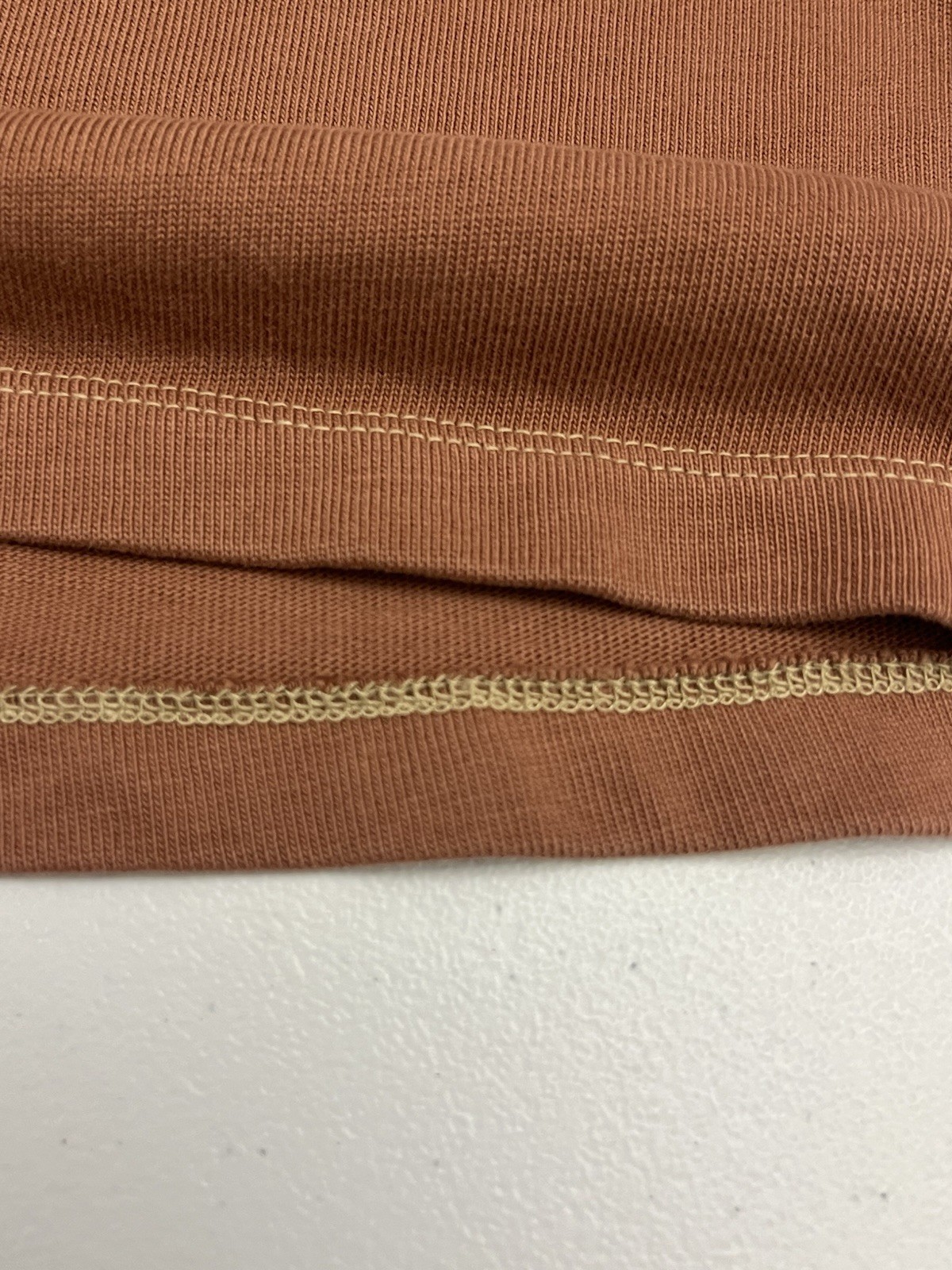 Taylor Stitch T Shirt Mens 44 Brown Heavyweight 100% Organic Cotton