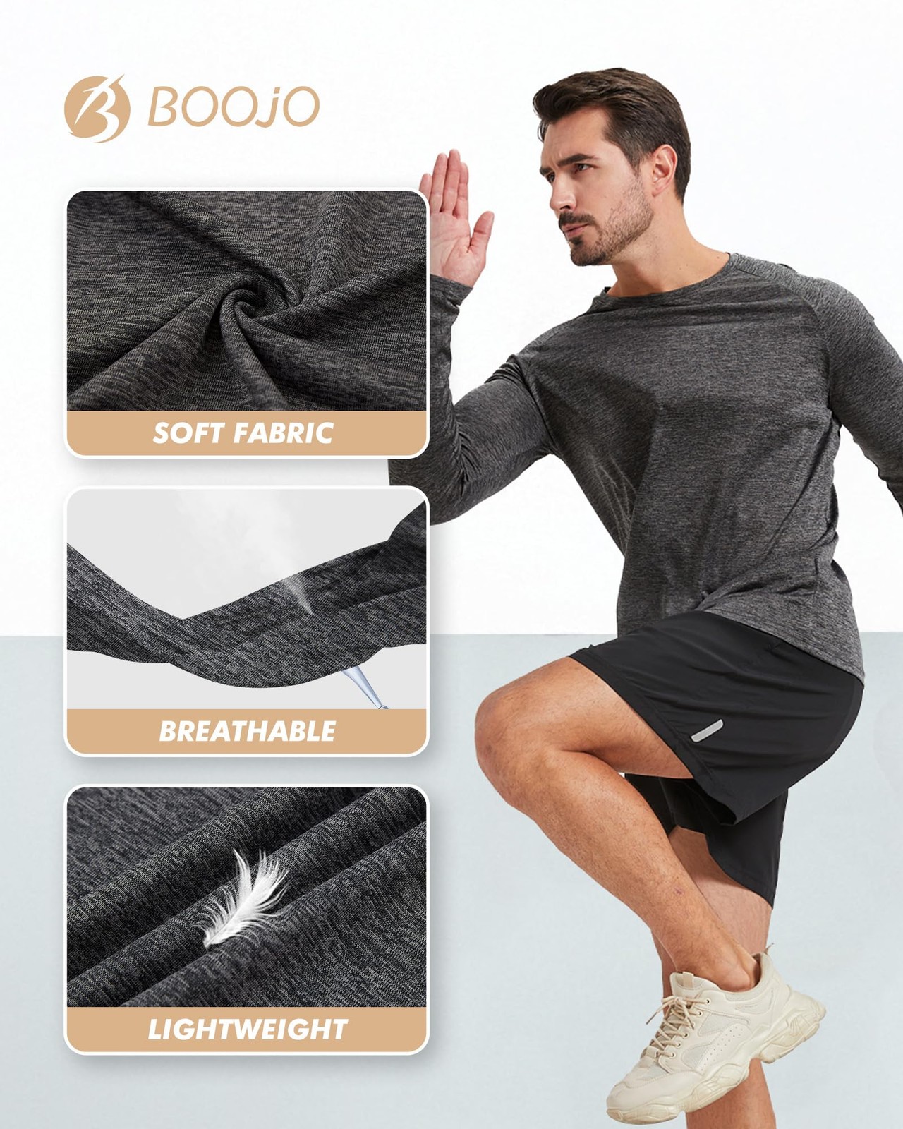 7 Pack Long Sleeve Shirts for Men – Quick Dry Moisture Wicking Sun Protection…