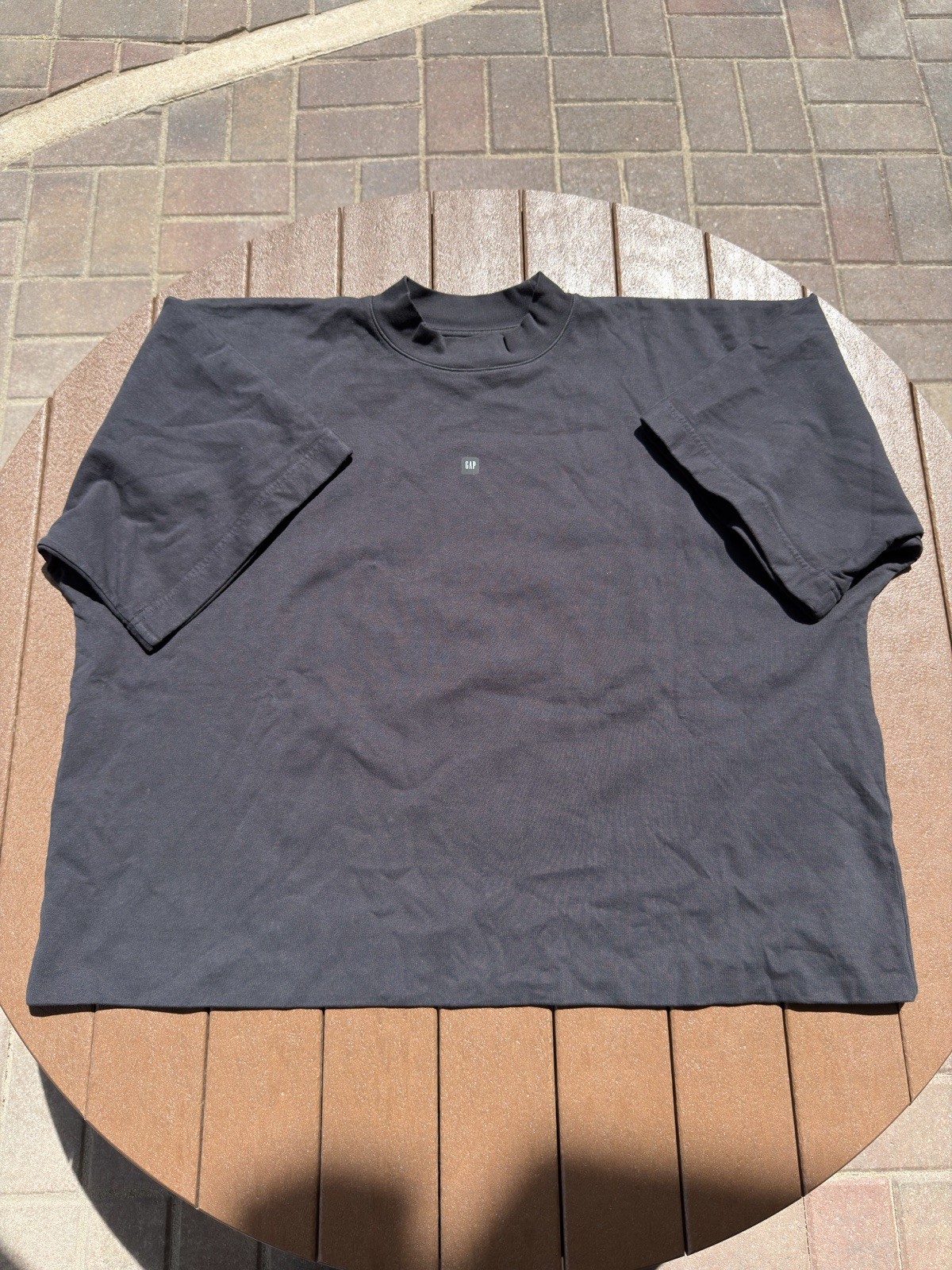 Yeezy X Gap No Seam Logo Tee Black Size XS