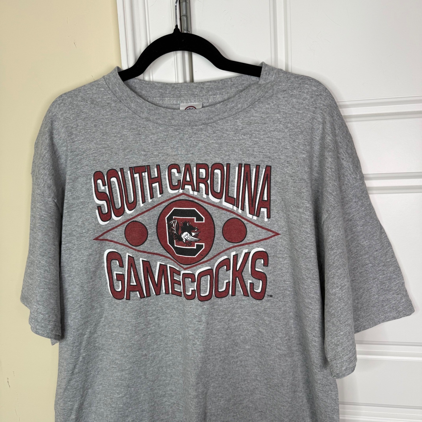 Vintage South Carolina Gamecocks T-Shirt Mens XL Grey NCAA Collegiate 90s Y2K