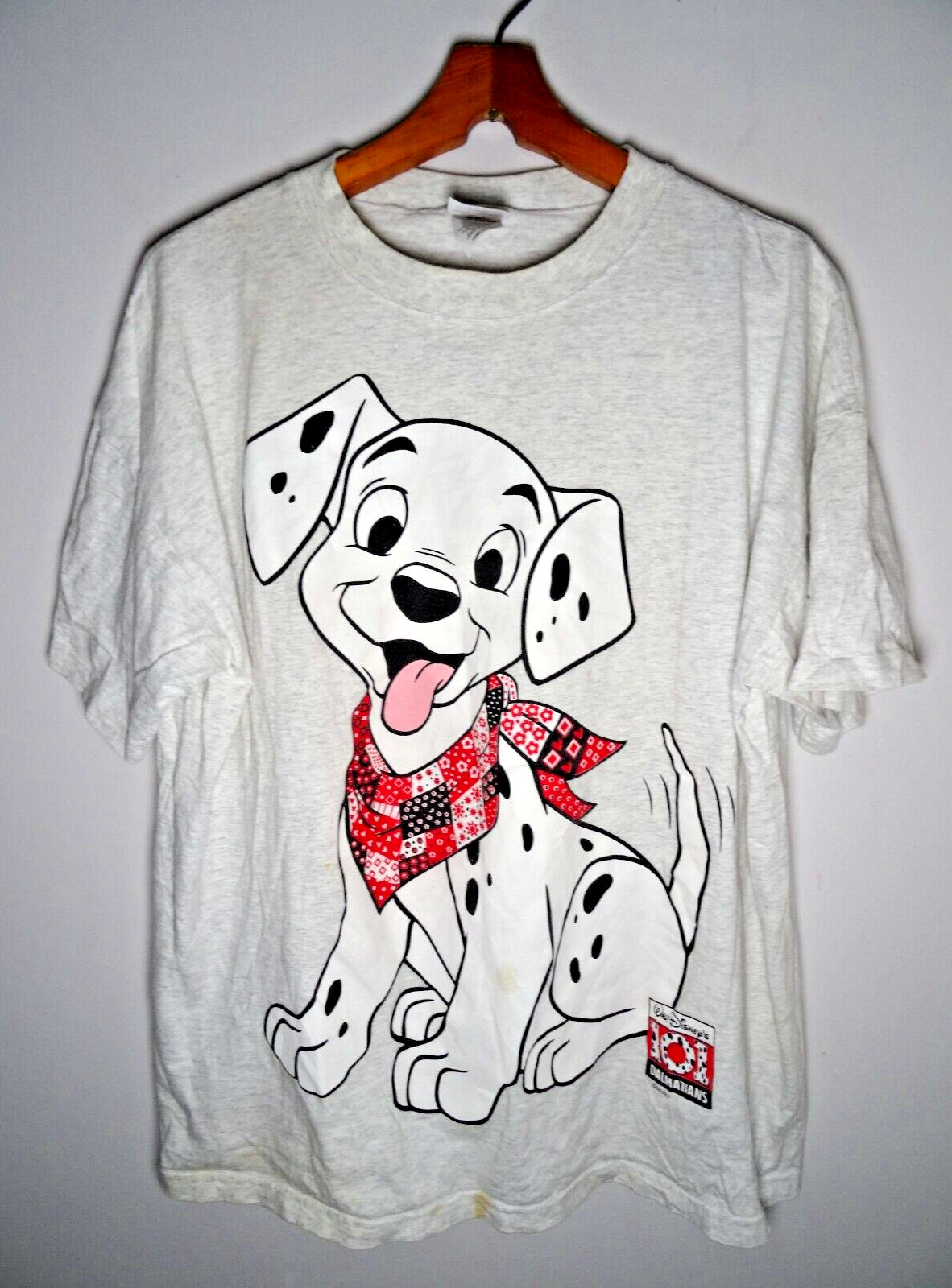 Vintage 101 Dalmatians Disney T Shirt XL 90s Single Stitch Cartoon Dog Tee USA