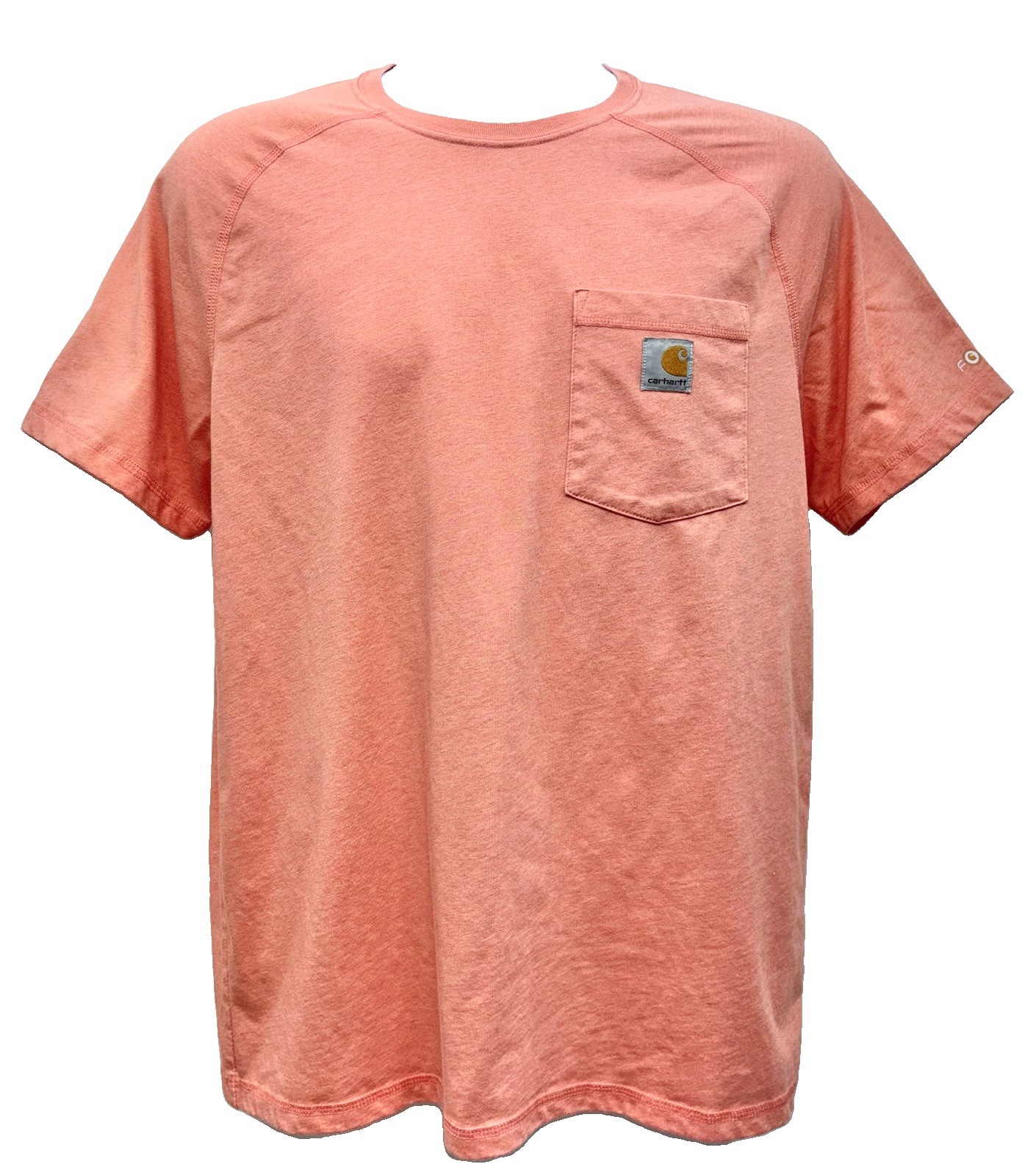 Carhartt FORCE Men Size M Pullover Short Sleeve Pocket Logo T-Shirt Relaxed Fit
