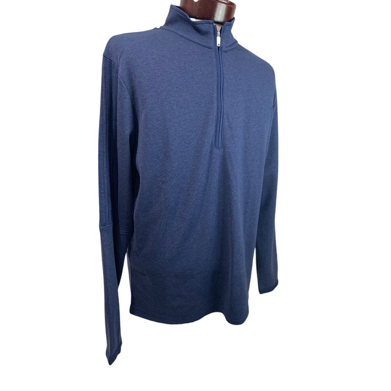 Medium Adidas Golf Mens New Lightweight 1/4 Zip Pullover Shirt