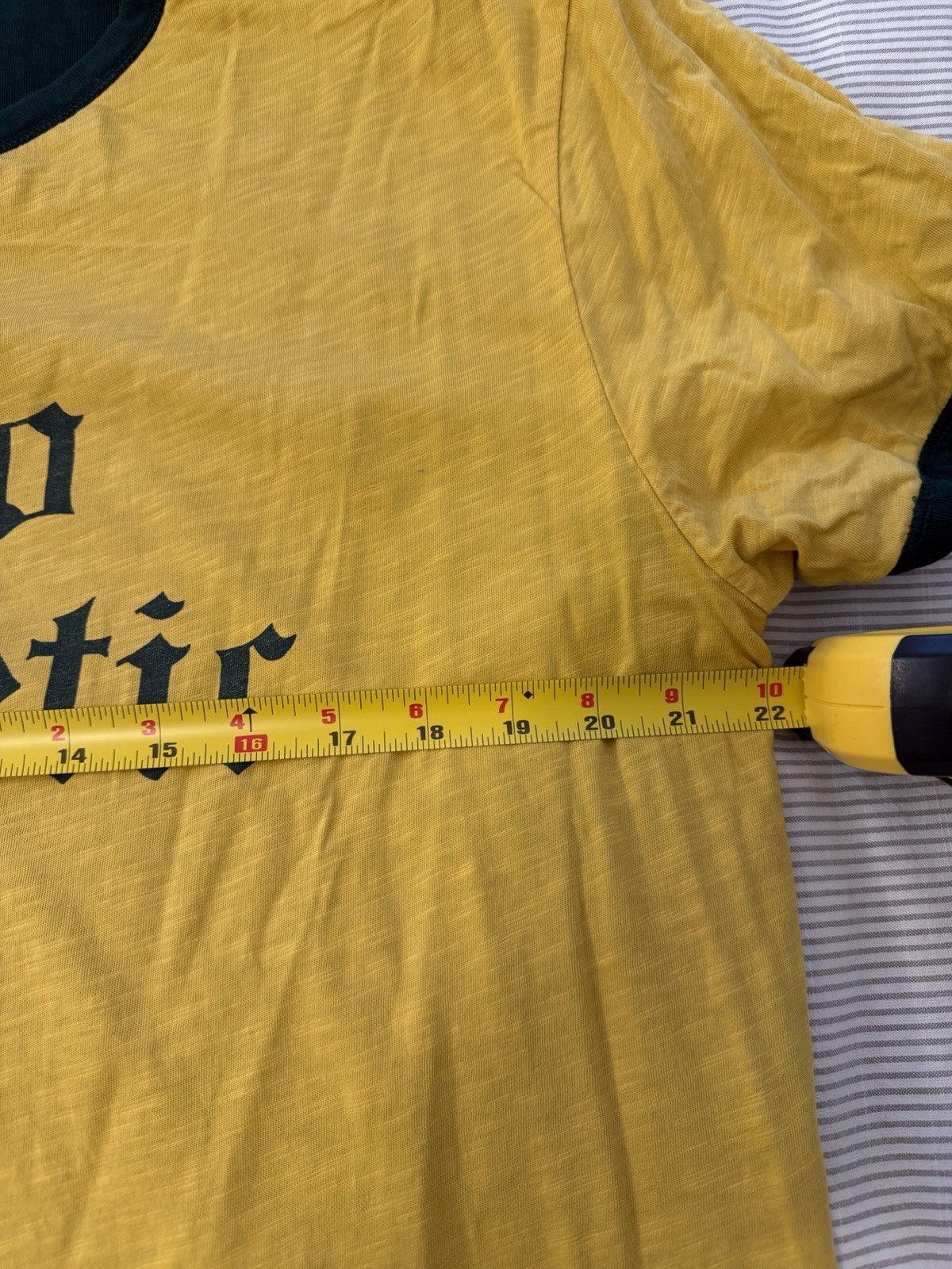 Polo Ralph Lauren Polo Athletic Reversible Heavyweight T Shirt Green Yellow