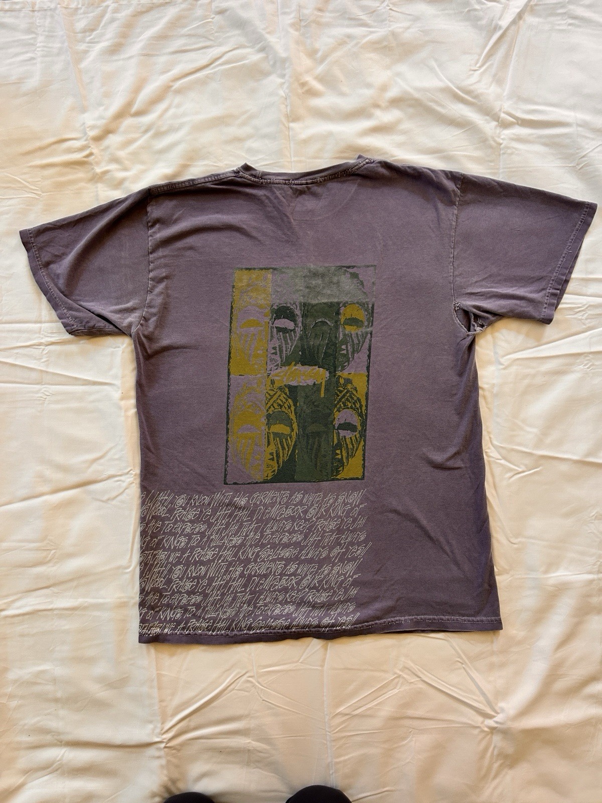 Stussy Purple Tshirt M Vintage – See Photos!
