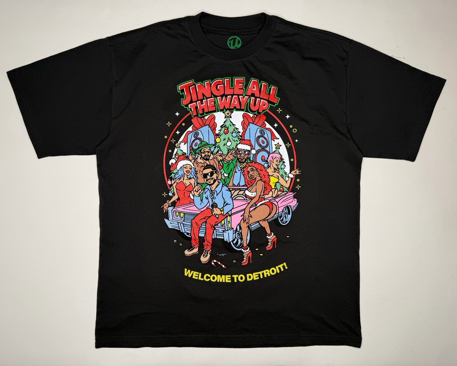 Usher x Jingle All The Way Up Detroit 2023 Christmas T-Shirt | Large