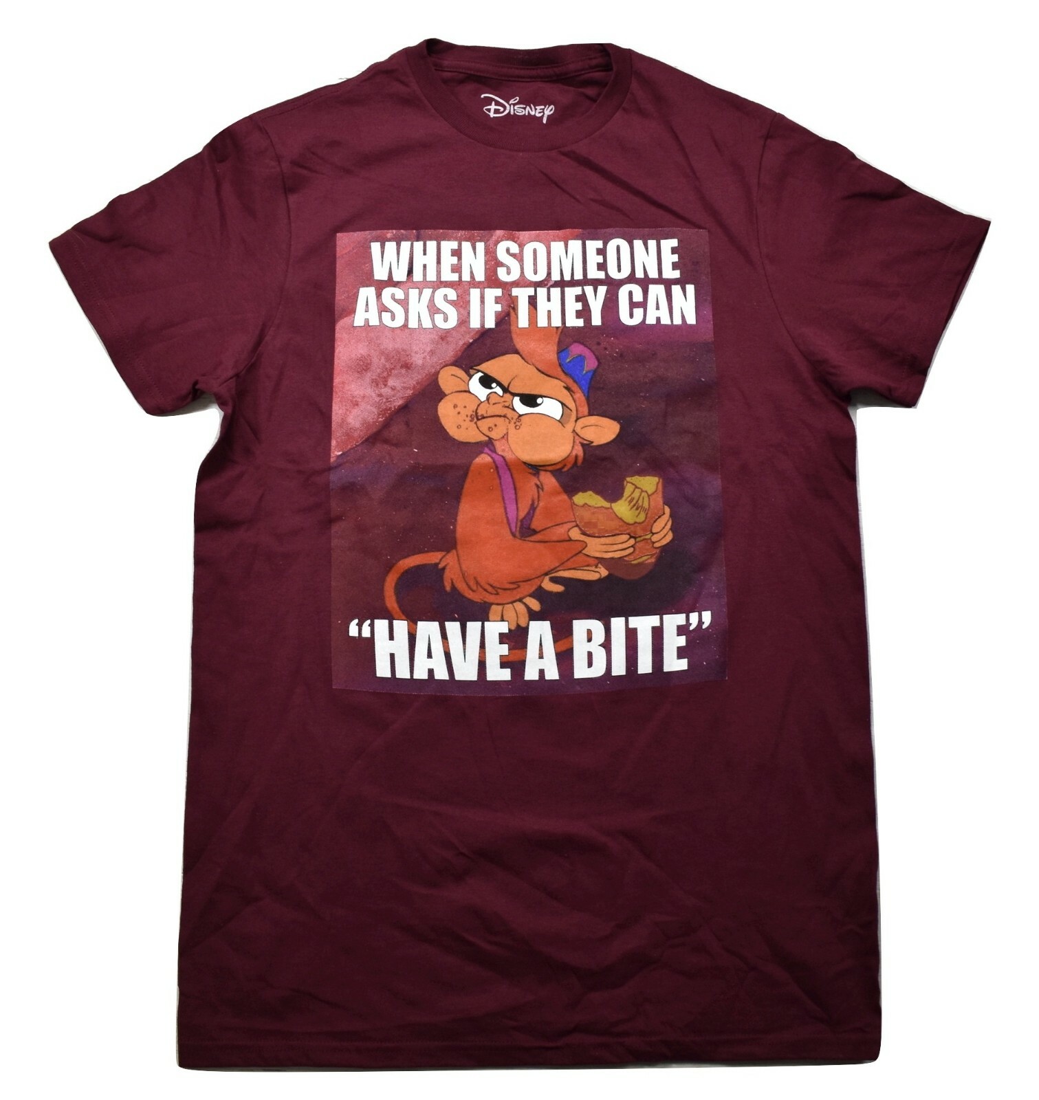 Disney Mens Meme Abu When Someone Asks.. Aladdin Shirt New S, M, L
