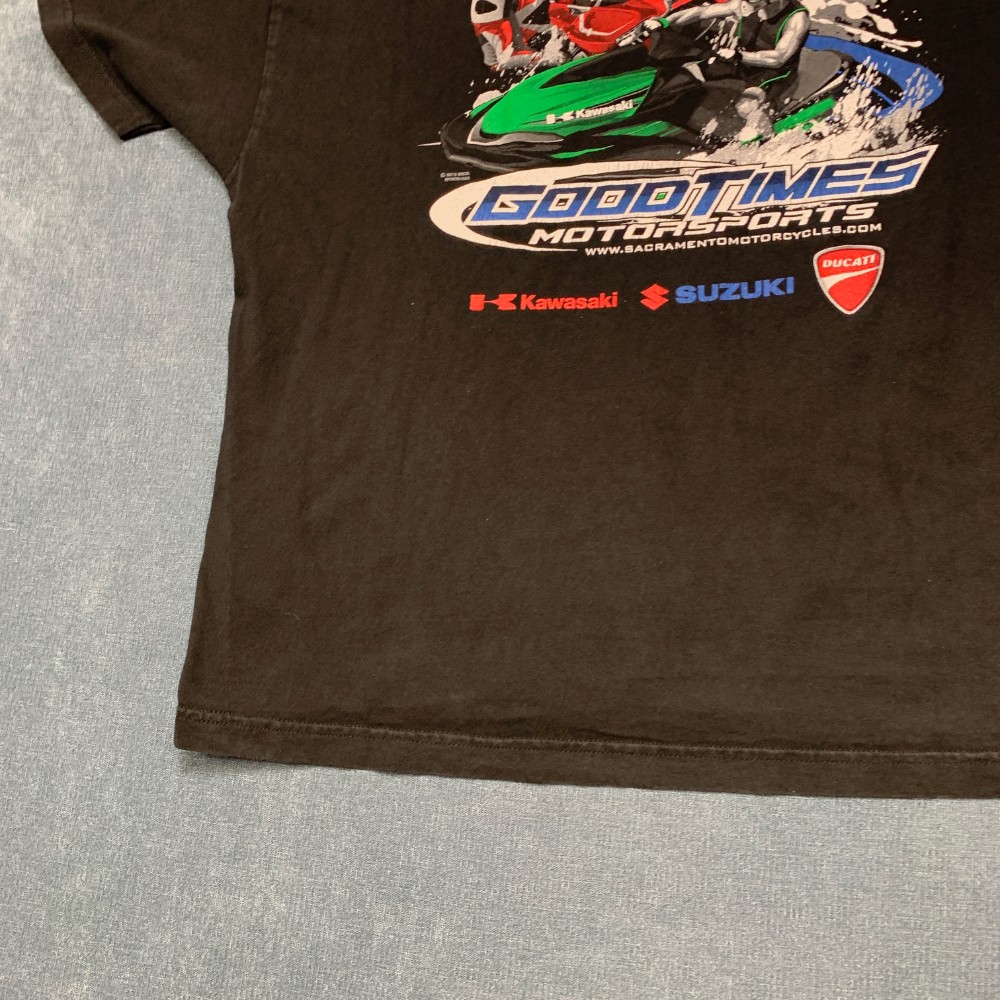 Alstyle Apparel & Activewear Good Times Motorsport T Shirt Men 2XL Black Graphic