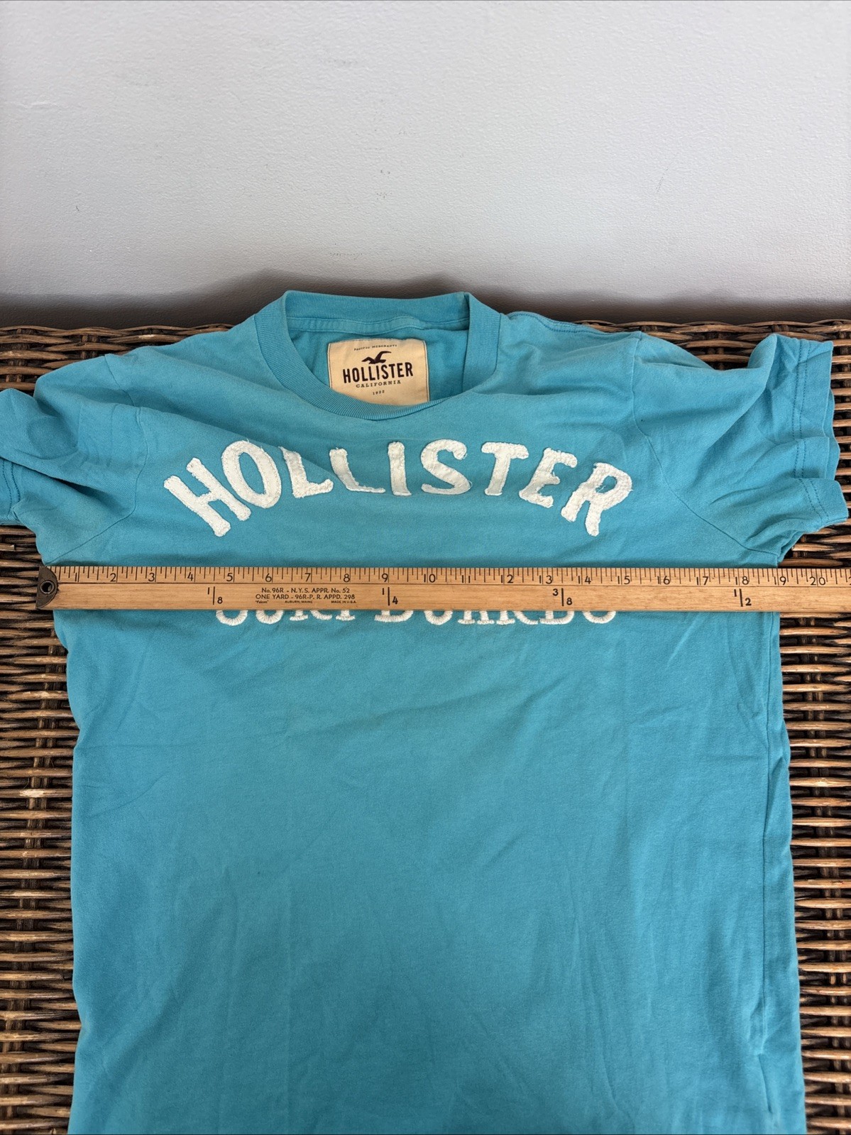 Y2K Hollister Surfboards Embroidered T Shirt Men’s Med 2000s Preppy Retro Surf
