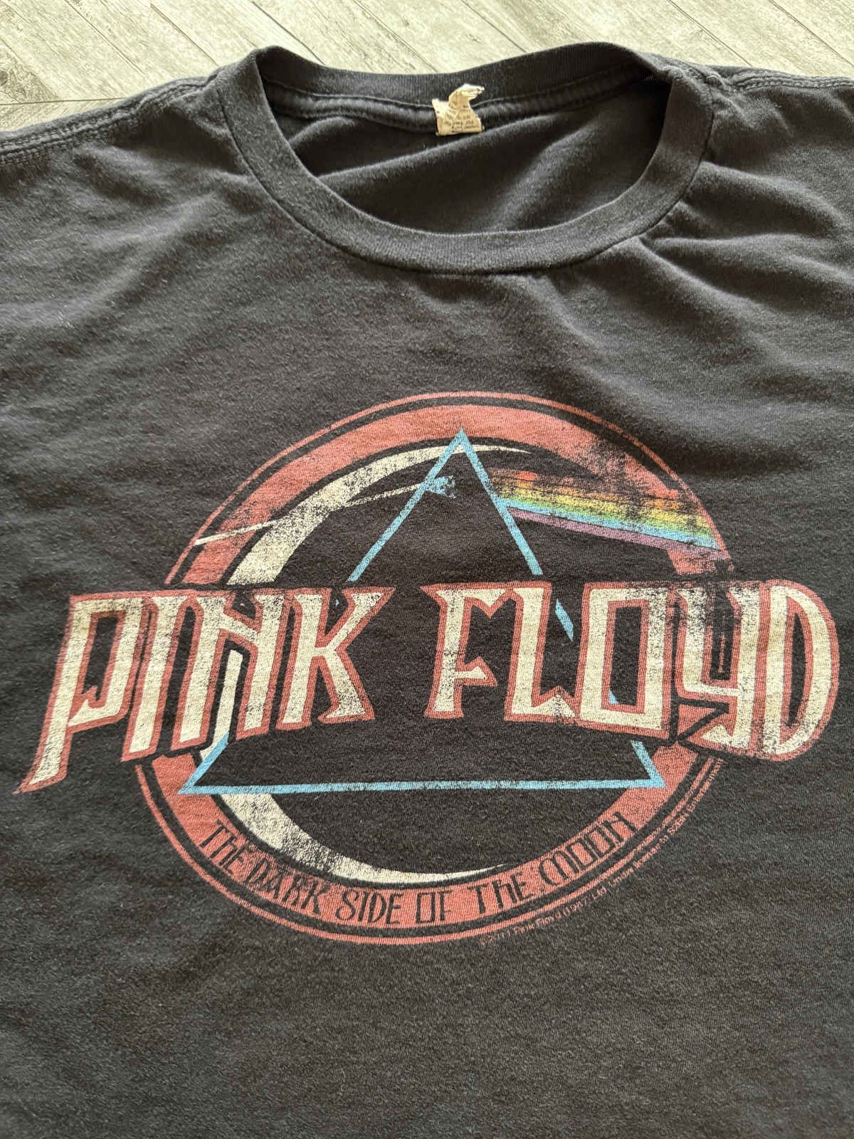 VTG Pink Floyd T-Shirt Mens Medium Black Outdoor Band Music Classic Rock Anvil