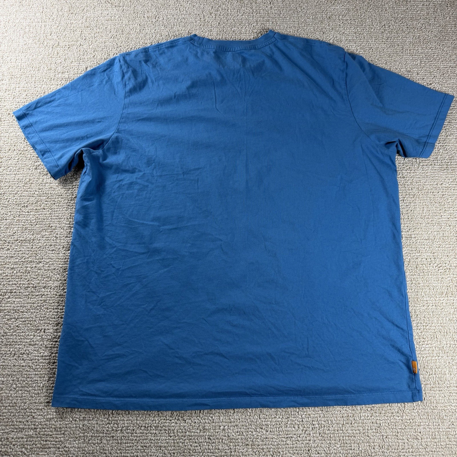 Timberland Original Large Logo T-Shirt Blue Black Men’s Size XXL