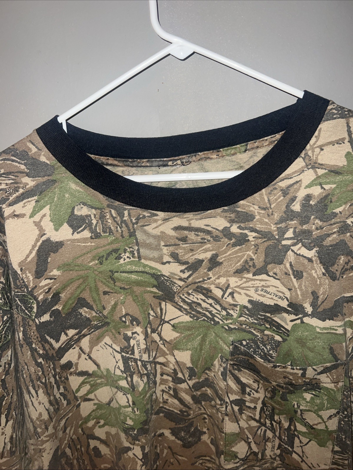 Vintage 90s Realtree Camo Single Stitch T Shirt USA Made Hunting XL