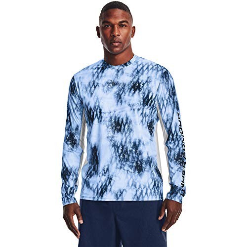 NWT $40 Under Armour Men’s Iso-chill Shore Break Camo Victory Shirt Blue/Black