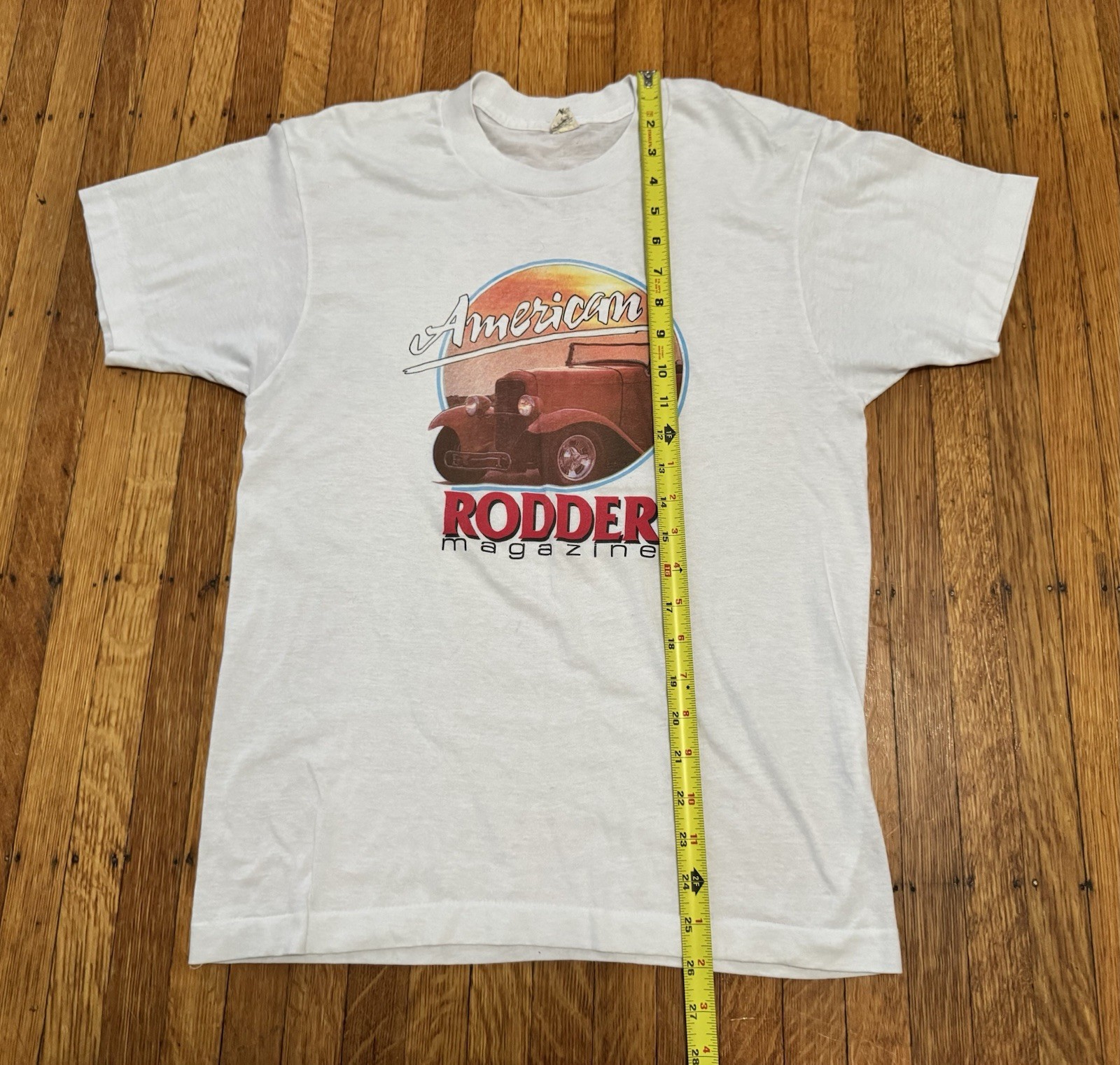 Vintage American Rodder Magazine T Shirt Screen Stars Best USA Hot Rod Medium