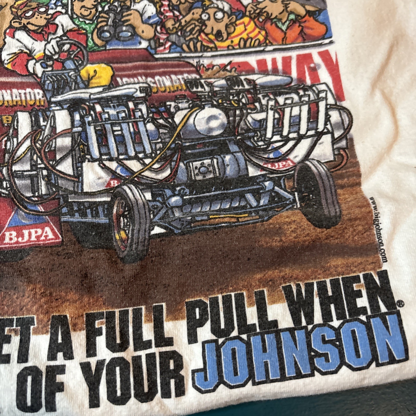 Big Johnson T-Shirt Size Extra Large XL Pullers Pull On This Tractor Vintage