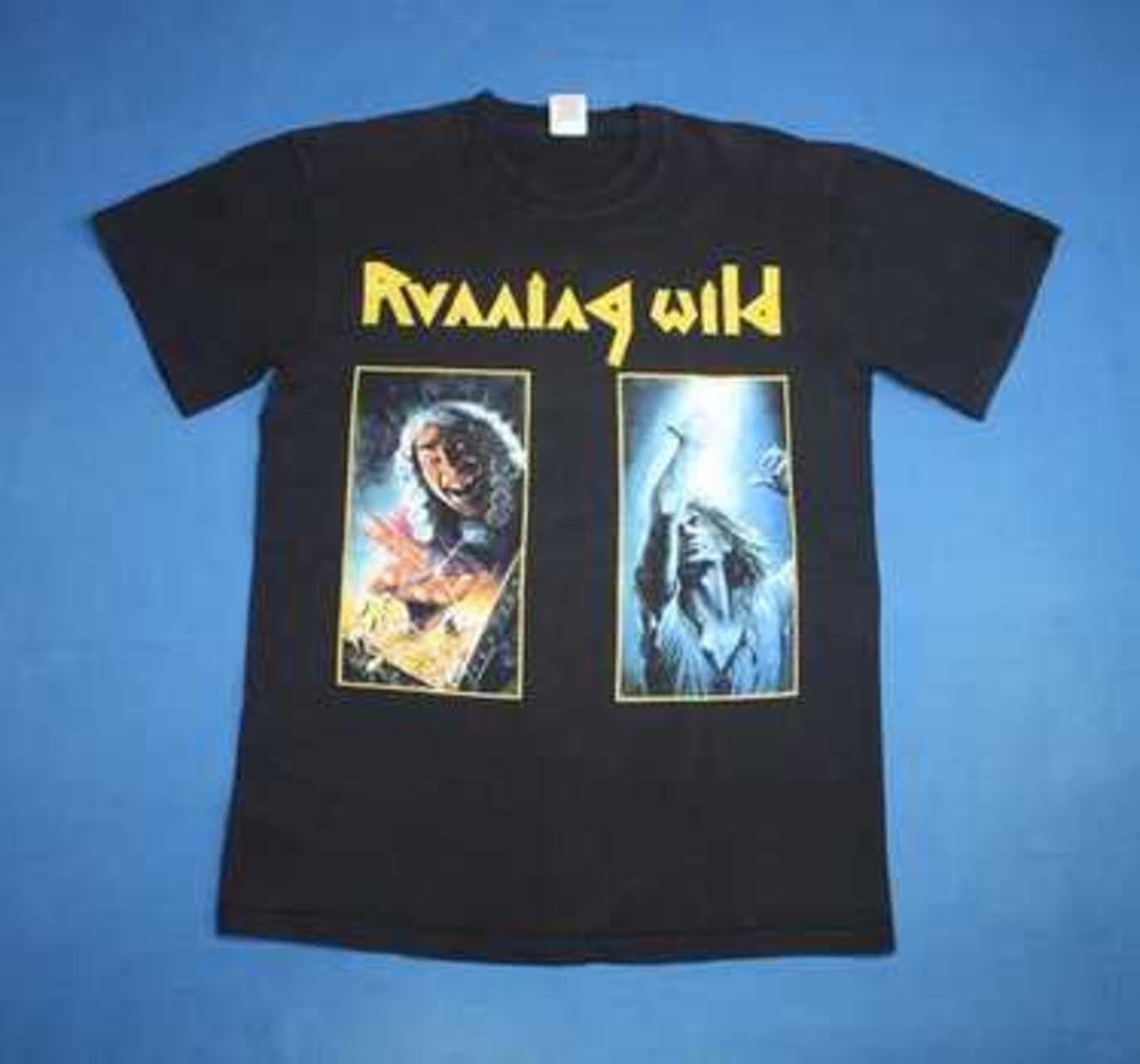 Rare! Running Wild Band Shirt Unisex Concert S to 5XL TR432