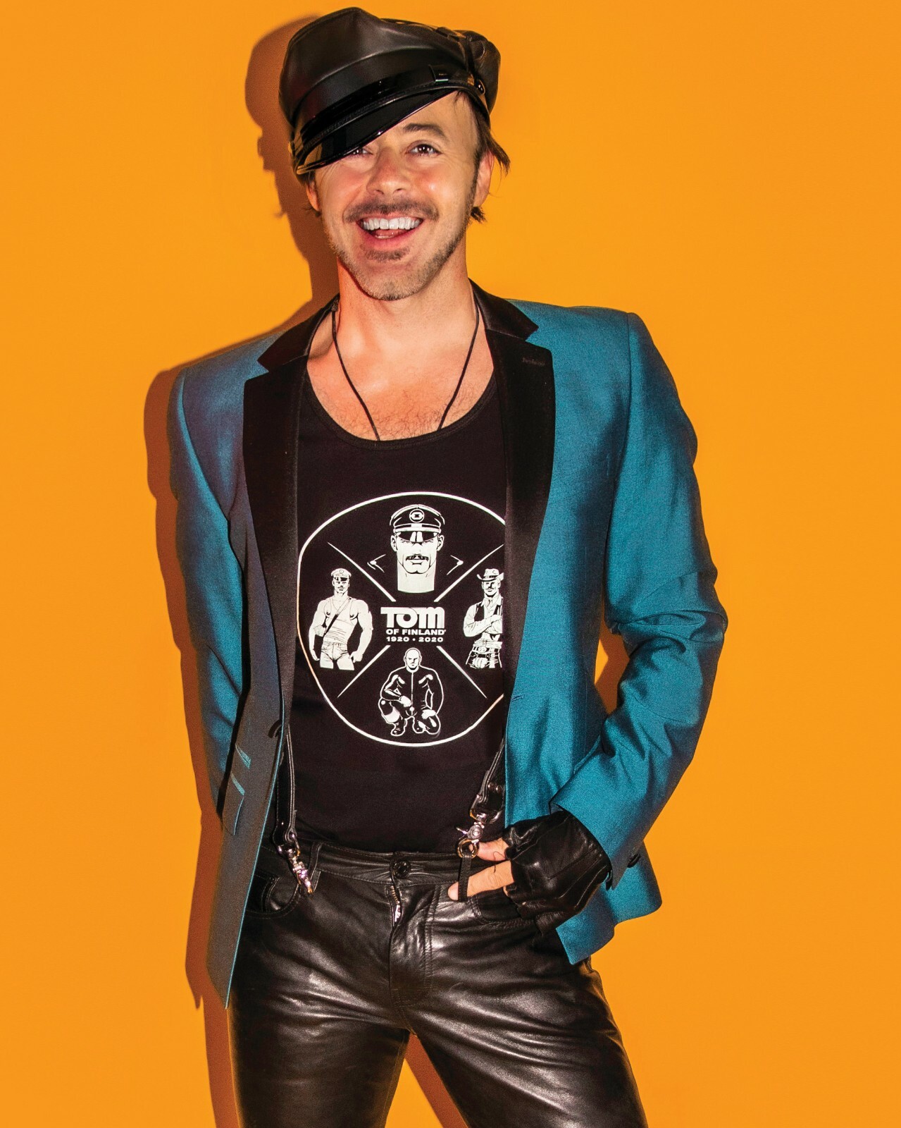 TOM OF FINLAND TANK TOP (Kake, Gay, leather pants, T shirt, print)