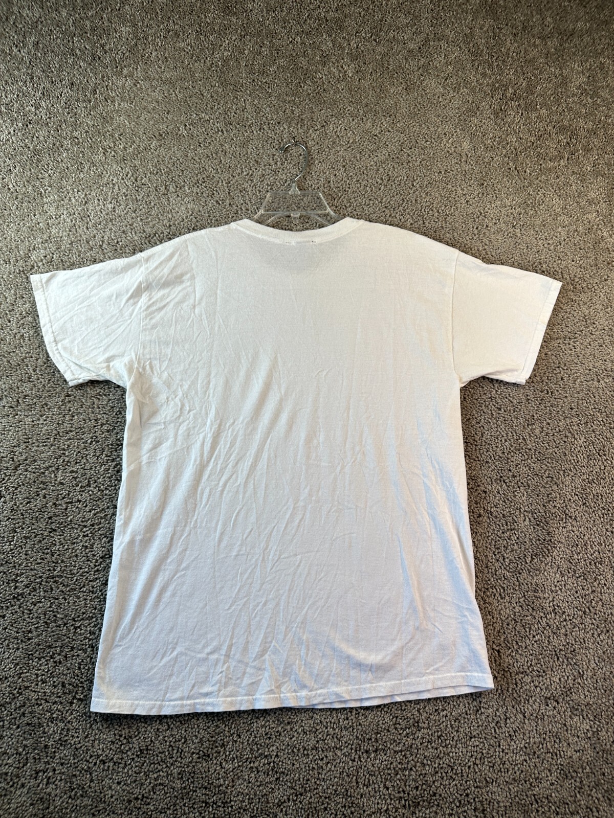 New Look Shirt Mens Medium White Green Atlanta United Short Sleeve Casual FLAW