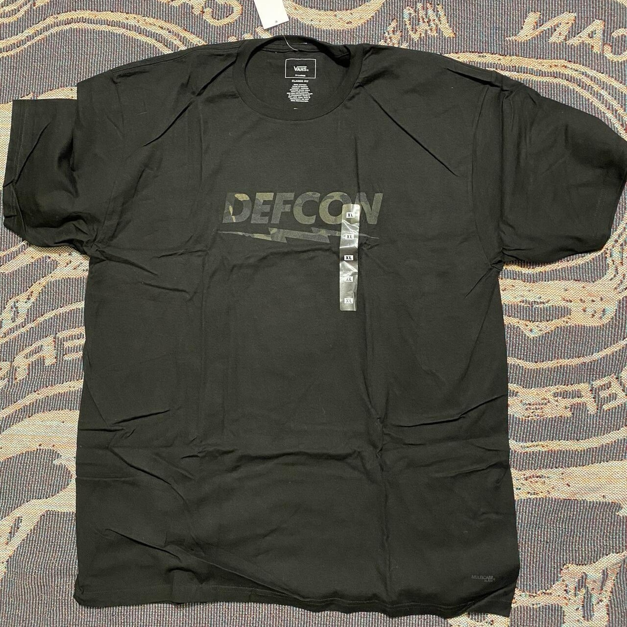 DEFCON GROUP VANS MULTICAM T-SHIRT BLACK XL