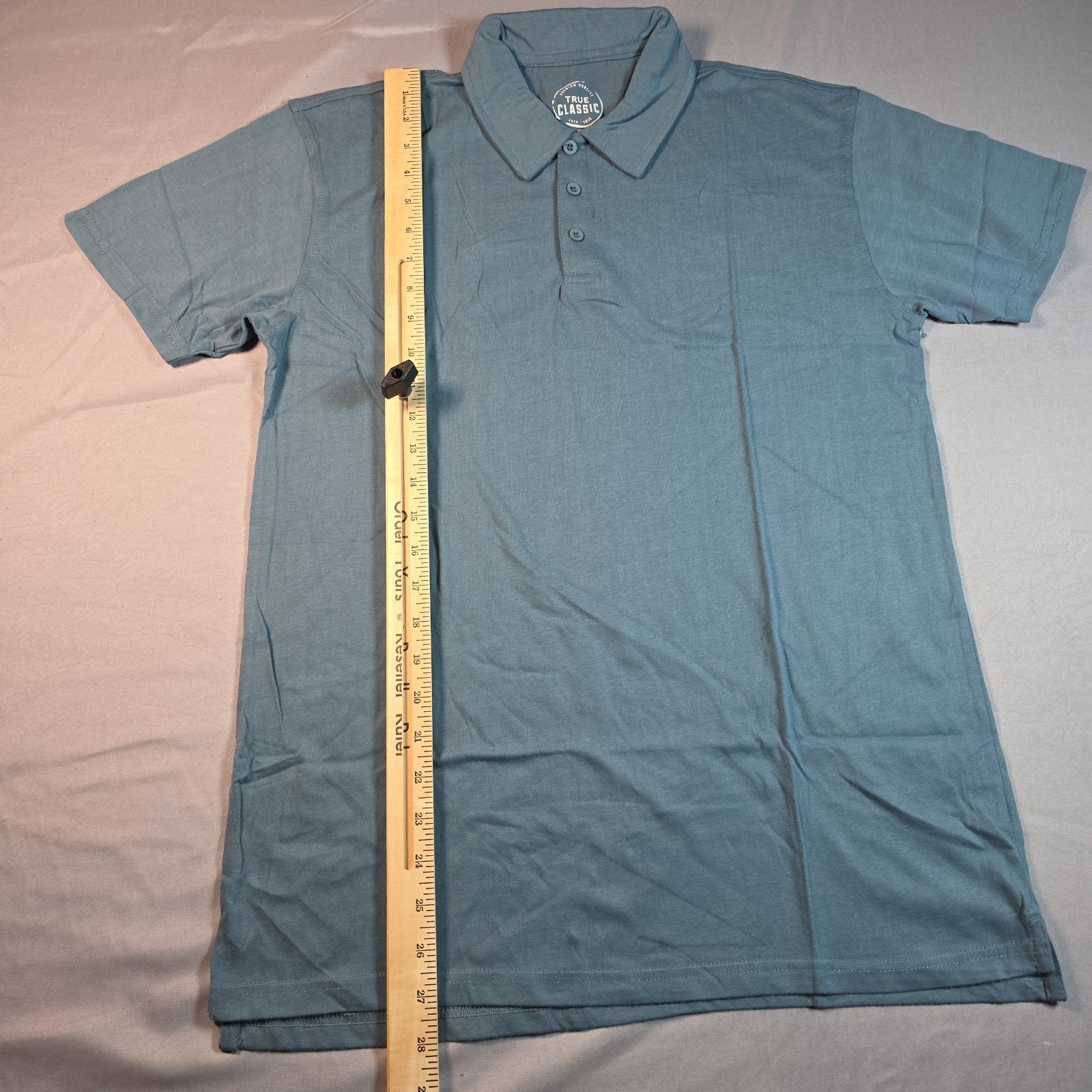 True Classic Polo Med (3 pack) Light Heathered Blue, Turquoise, Heathered Purple