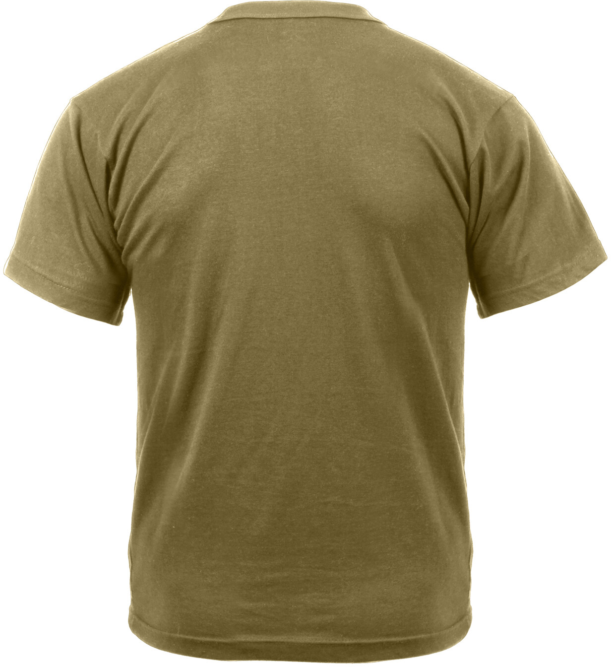 Coyote Brown Official AR 670-1 US Army Solid T-Shirt (100% Cotton)