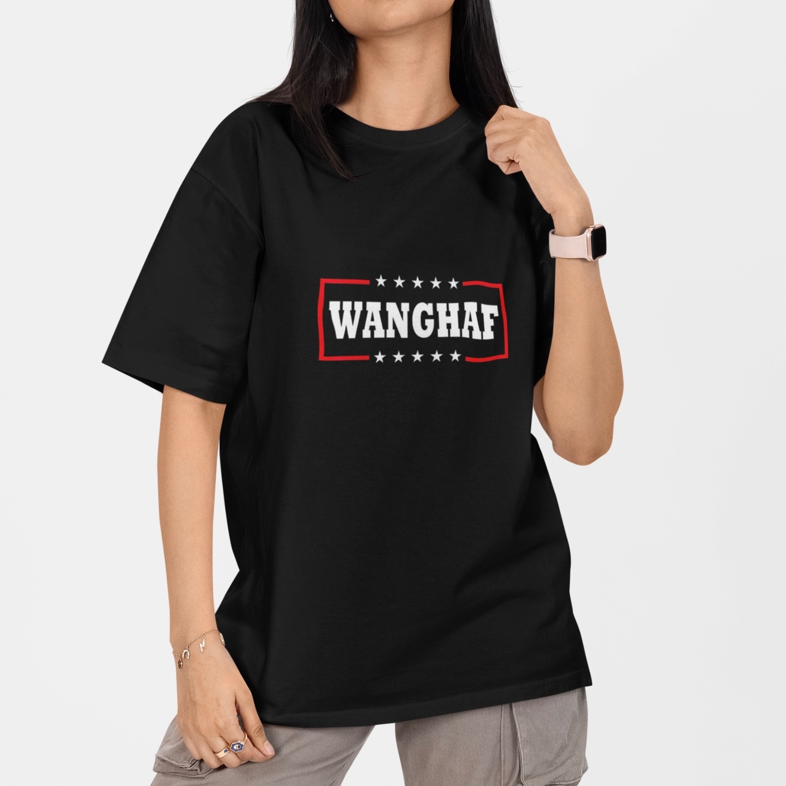 WANGHAF Meme T-Shirt Funny Inside Joke Text Graphic Tee Unisex Cotton Shirt