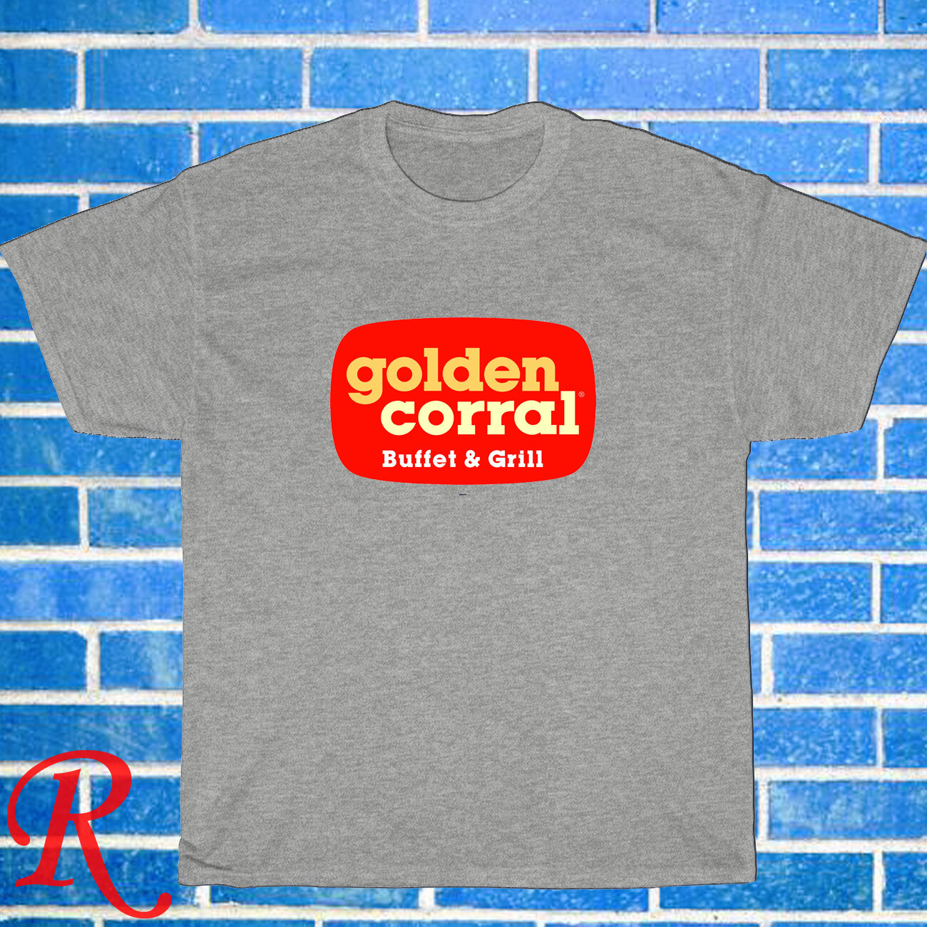 Golden Corral Restaurant Logo Black/Grey/Navy/White Size S-5XL Unisex T-Shirt