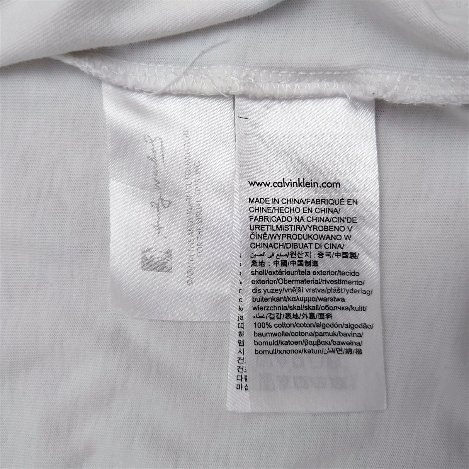 Calvin Klein x Andy Warhol Potrait T Shirt Size Small White Slub Cotton Tee