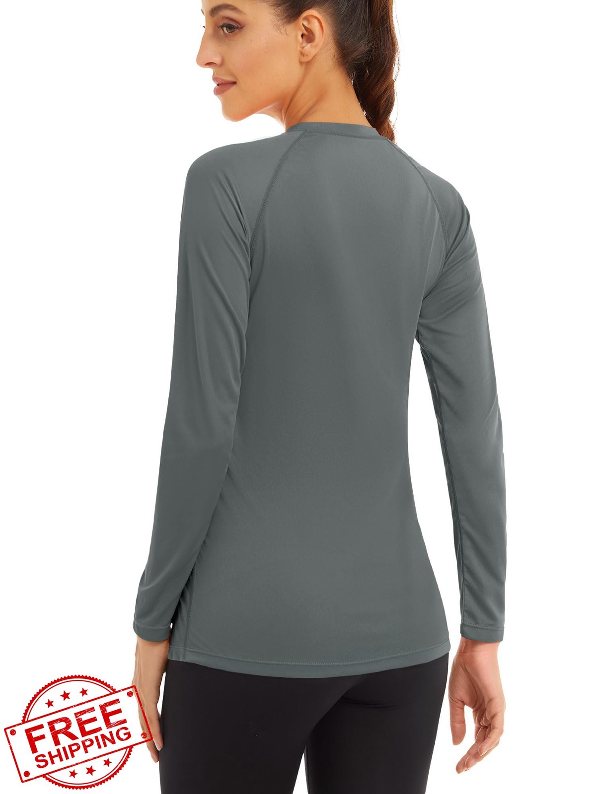 MAGCOMSEN Women’s Sun Protection Long Sleeve Shirts UPF 50+ 2pk