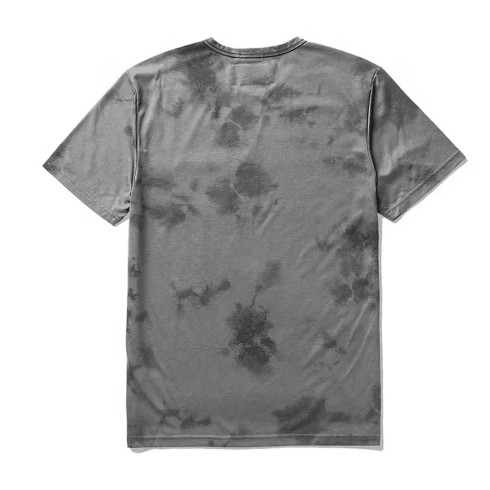 Roark Mathis Tie Dye Men’s Run Amok Pocket Tee XL Gray S/S Active NEW #5774